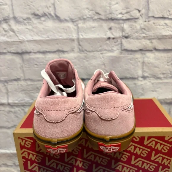 Vans Brooklyn Ls Suede Sneakers Girls Size 5 - Picture 7 of 10